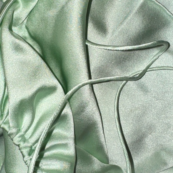 Helmut Lang Celery Green silk dress (XS, US2) - Picture 7 of 7
